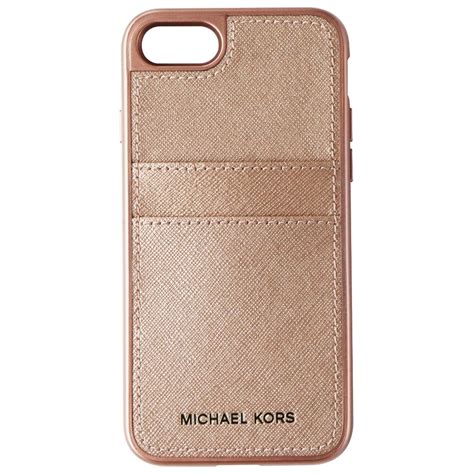 michael kors gold saffiano iphone case|Saffiano Leather Folio Case for iPhone X/XS .